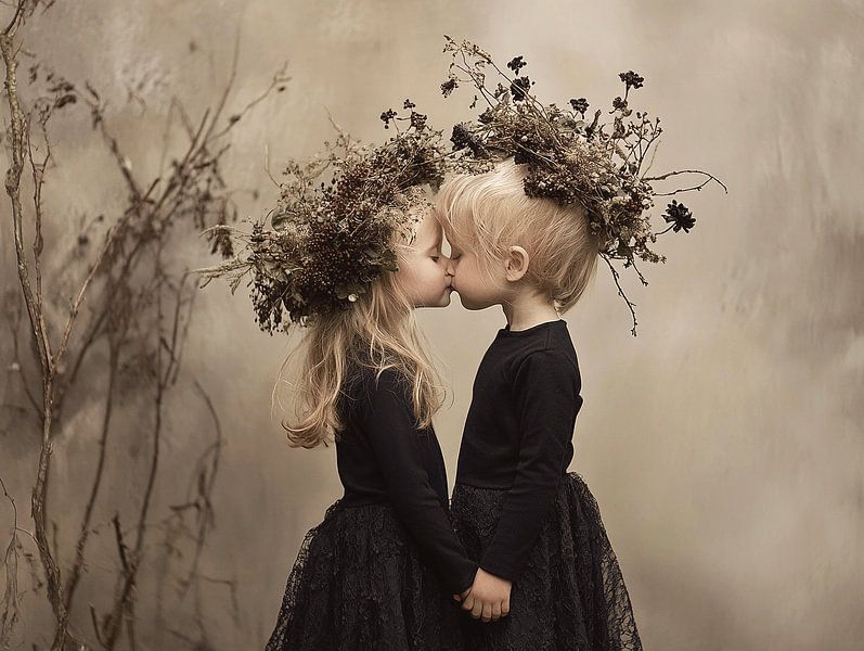 Zärtlichkeit beim Mittsommerfest von Karina Brouwer