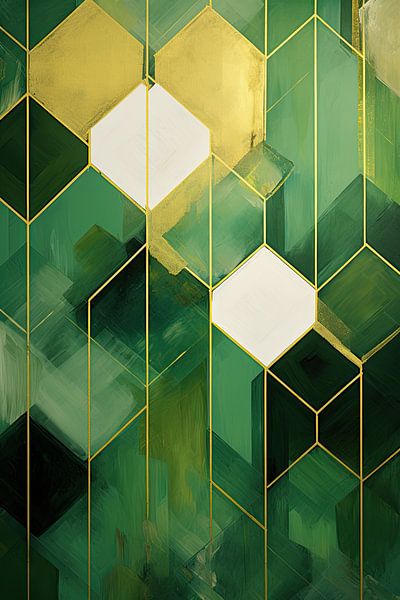 Abstract green by Bert Nijholt