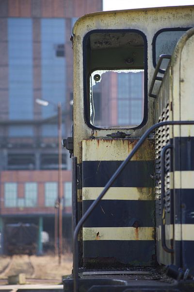 old train carriage by marijke servaes