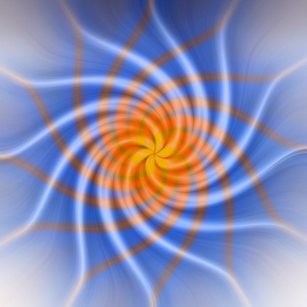 Mandala-Wirbel von Adelheid Smitt