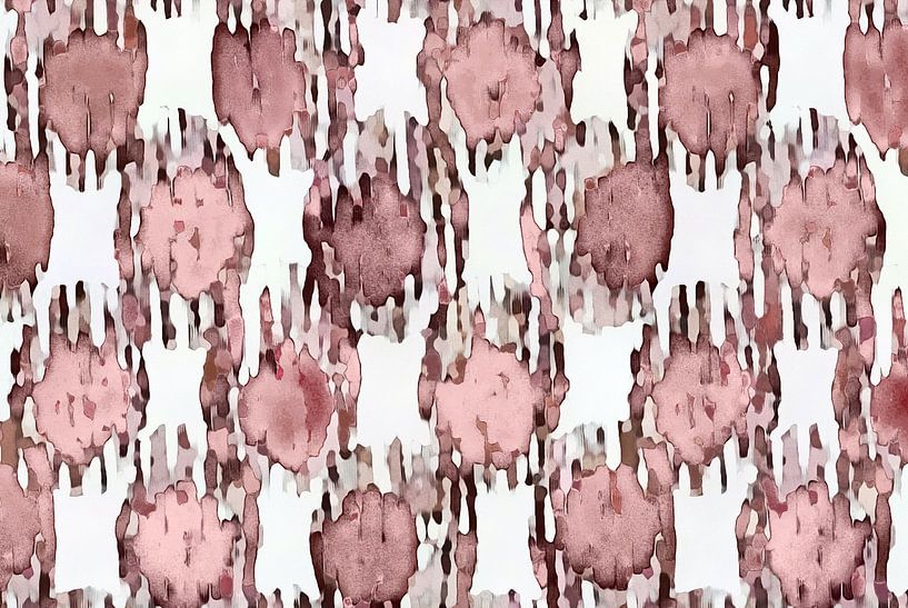 Formes abstraites Rose par FRESH Fine Art