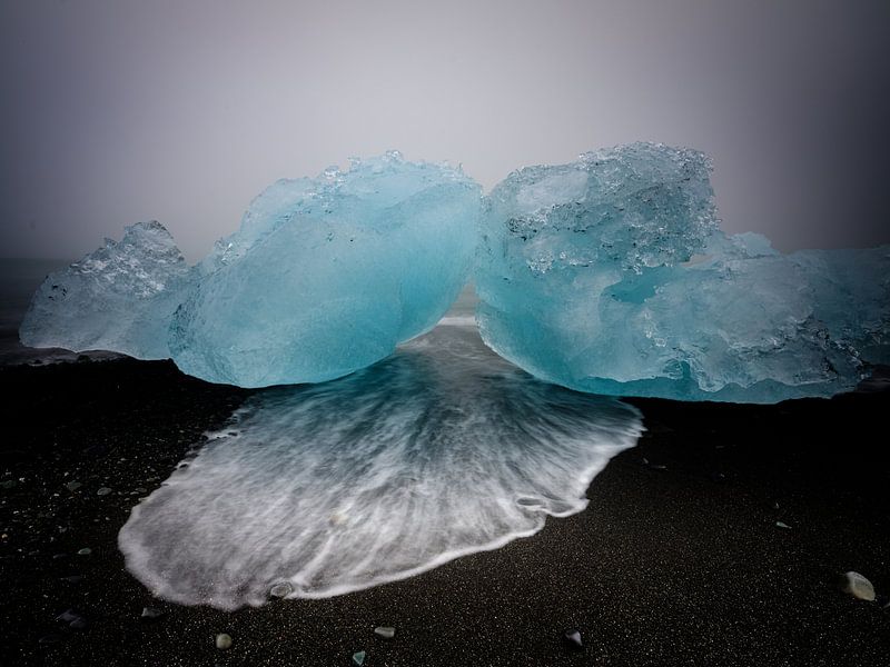 Diamond Beach, Islande par Eddy Westdijk