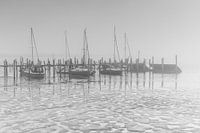 Boote im Wattenmeer
