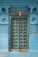 Blaue Tür | Reisefotografie Druck | Jodhpur ' die blaue Stadt' Indien