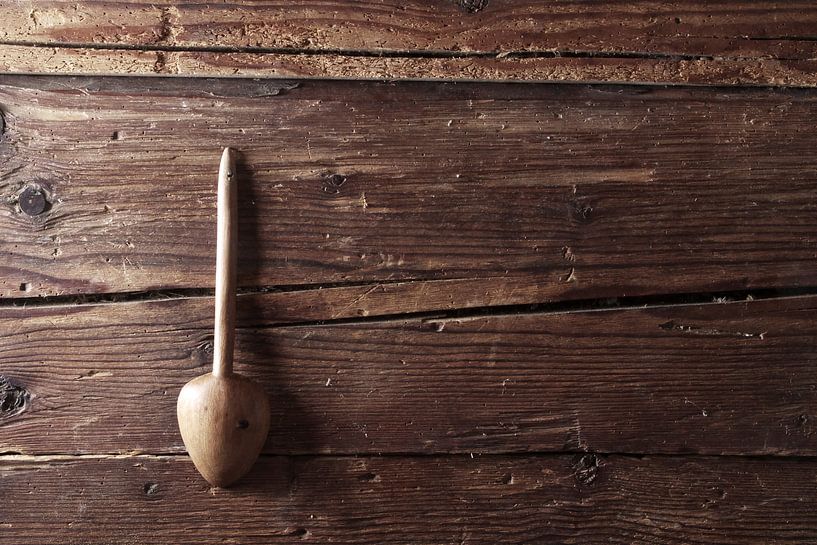 cuillère en bois par Jürgen Wiesler