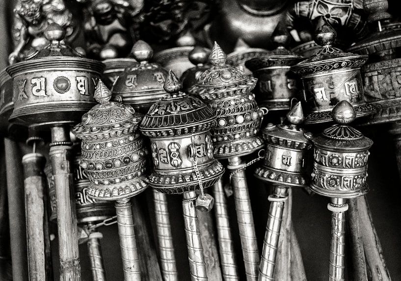 Gebetsmühlen Nepal Kathmandu von JPWFoto