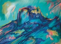 MY MOUNTAIN MEMORY - IN BLUE