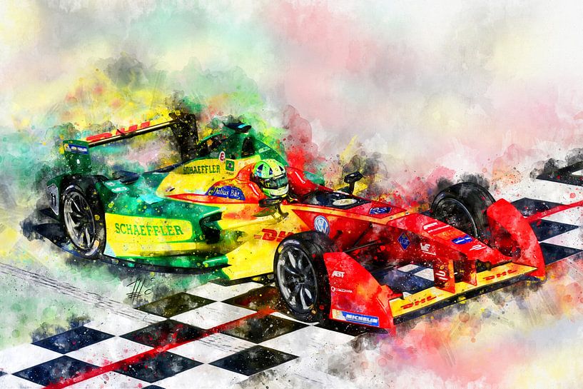 Lucas di Grassi, Formula E by Theodor Decker