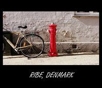 Brandkraan in Ribe, Denemarken