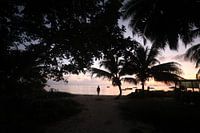 Dämmerung. Indischer Ozean