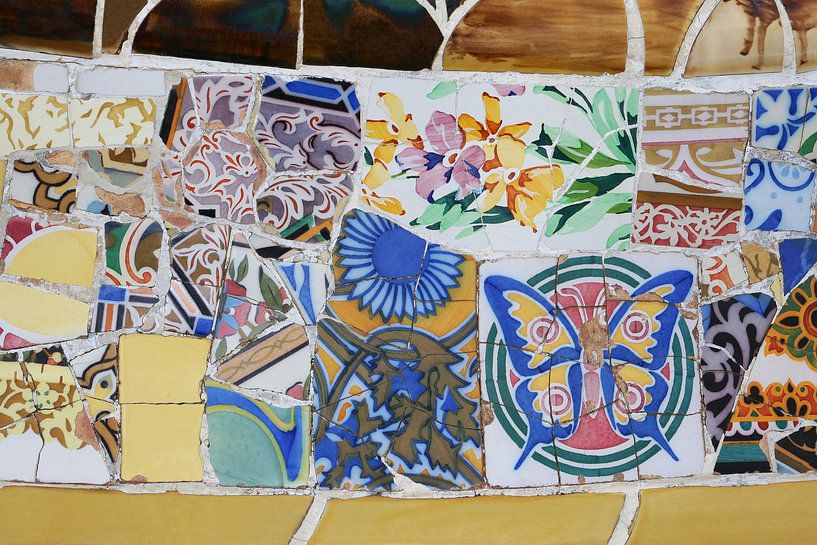 Gaudi mosaic by Inge Hogenbijl