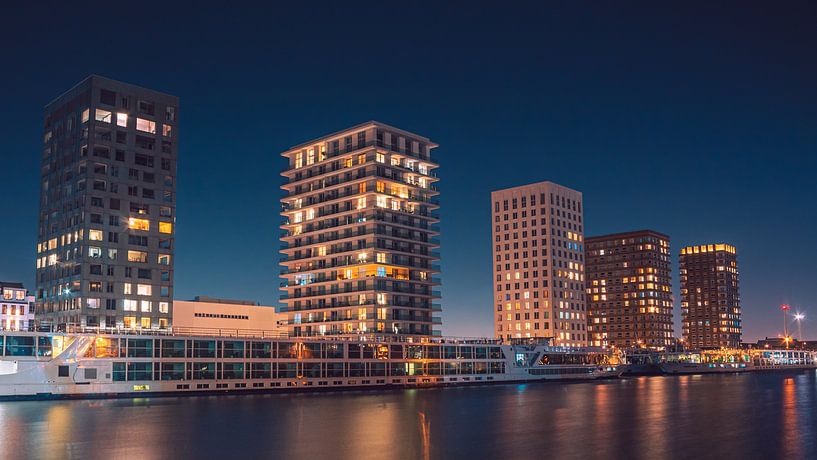 Tours résidentielles et bateau au Kattendijkdok à Anvers | Panorama | Photographie urbaine par Daan Duvillier | Dsquared Photography