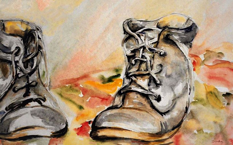 Mes vieilles chaussures. par Ineke de Rijk