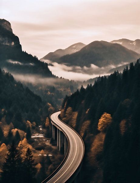 Autumn in the mountains by fernlichtsicht