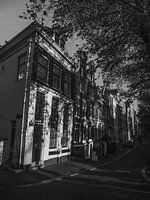 Bunte Häuser im Herbst, Amsterdam.