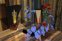 3d-Illustration. Kleine Galerie  zum Chillen.