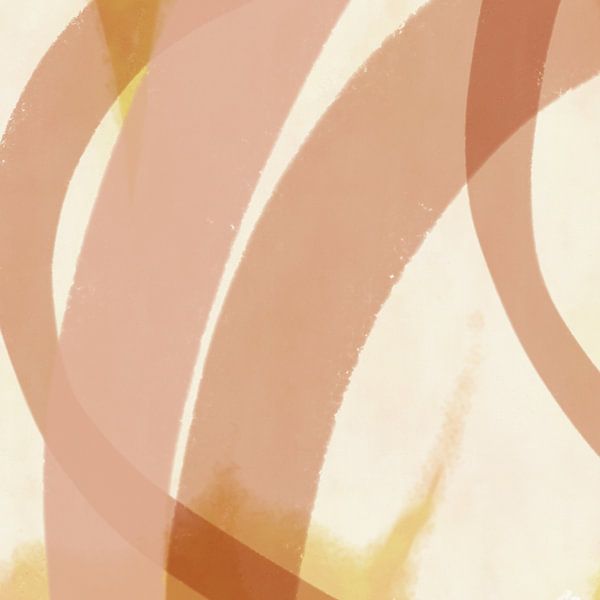 Romantische minimalistische Kunst in Pastellfarben von Dina Dankers