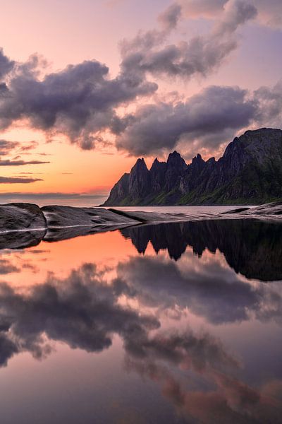 Sonnenuntergang auf der Insel Senja in Norwegen von Achim Thomae Photography