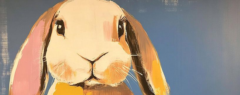 Lapin | Portrait animalier d'un lapin par Collection Moderne