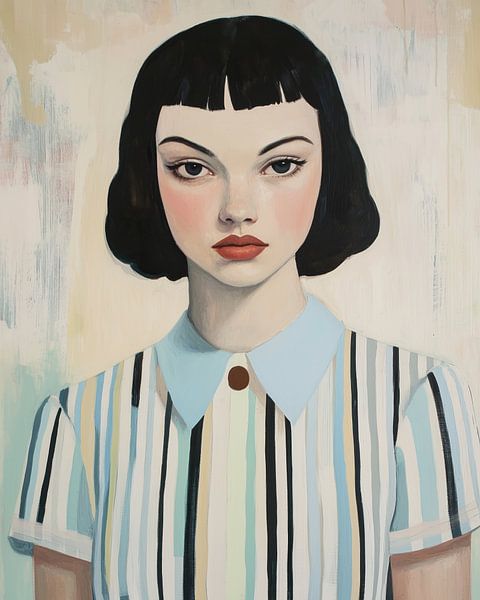 Eleganz in Streifen - Mode und Ausdruck von Thea