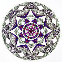 Triple M: Schönes, modernes Mandala