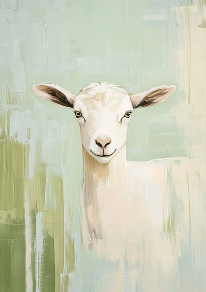 Goat with Friendly Eyes by Zen and More