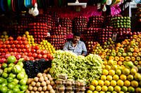 Fruit seller in South India