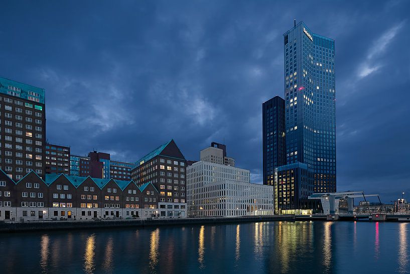 Rotterdam - Maastoren vu depuis le Spoorweghaven par Kees Dorsman