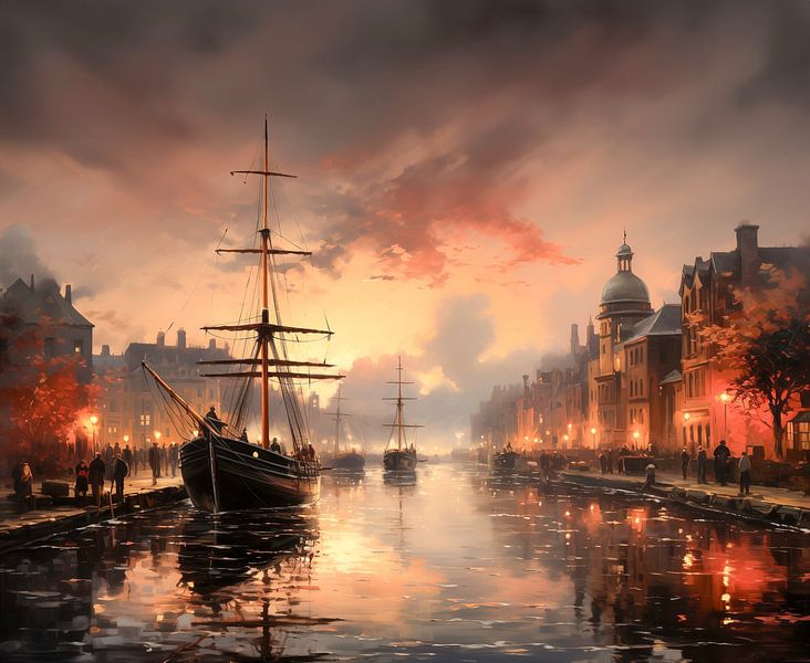 Port historique par Kees van den Burg