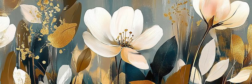 Florales Gold | Eleganz in Goldtönen von Zen und Mehr