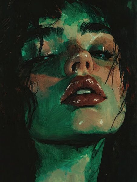 portrait of woman by Franka Poulain