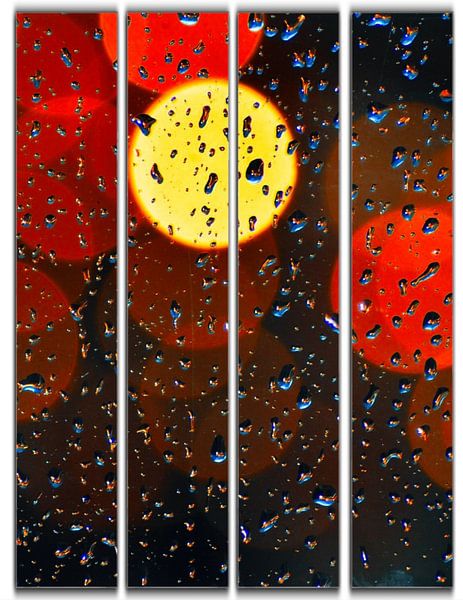 raindrops on the window by Joke te Grotenhuis