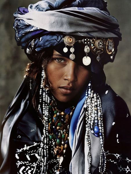 Bildnis &quot;Berbermädchen&quot; von Carla Van Iersel