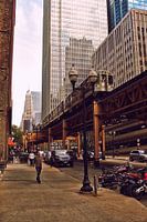 City rhythm - Le métro de Chicago parmi les gratte-ciel