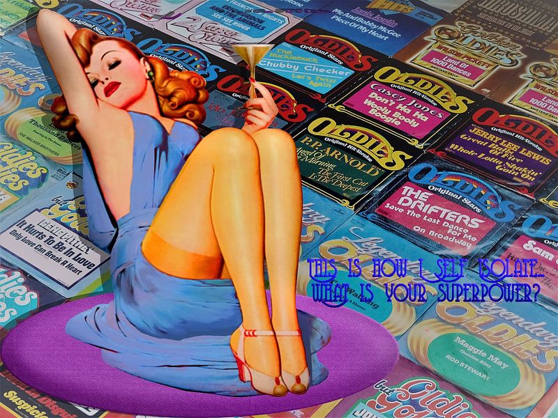 Pin-upgirl und die Oldies von Moonheart Artworks