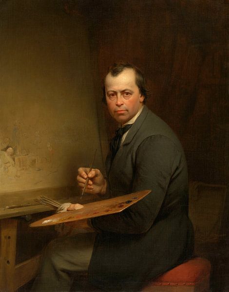 Self Portrait, Ferdinand de Braekeleer by Masterful Masters