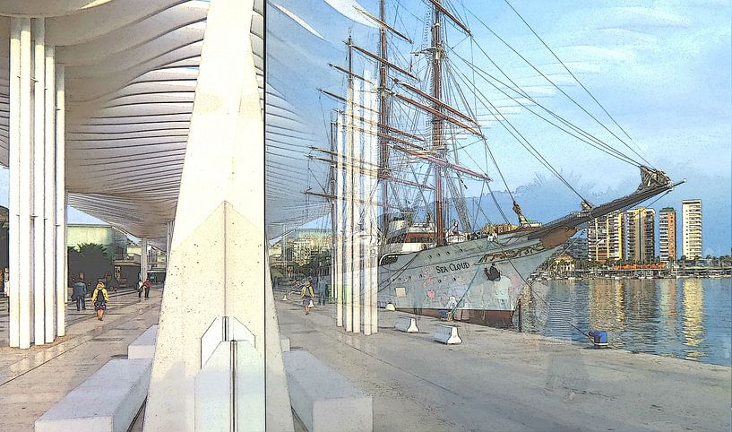 Puerto Malaga by Yannik Art