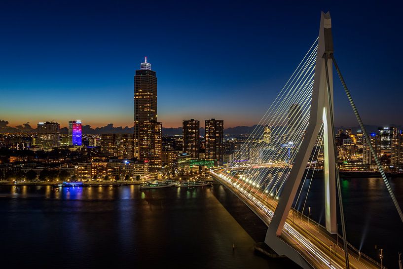 Skyline von Rotterdam von Laura Wubben