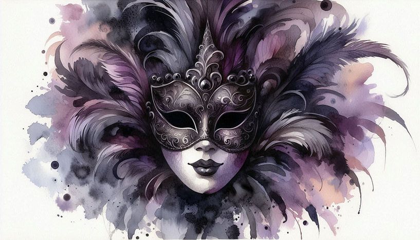 Venezianische Maske von Nicolette Vermeulen