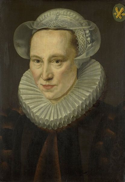 Portrait de Grietje Pietersdr Codde (mort en 1607), Adriaen Thomasz. Clé, 1586 par Marieke de Koning