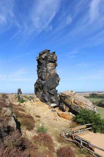 The Teufelsmauer between Neinstedt and Weddersleben in the Harz Mountains by Karina Gebert