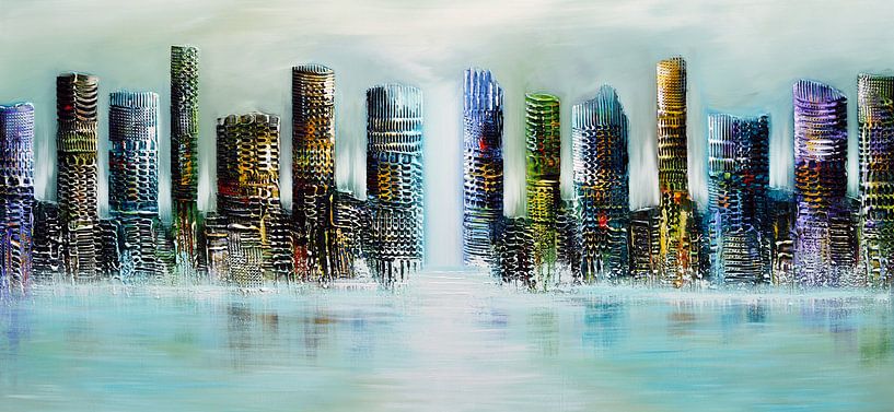 Ville d'horizon  par Gena Theheartofart