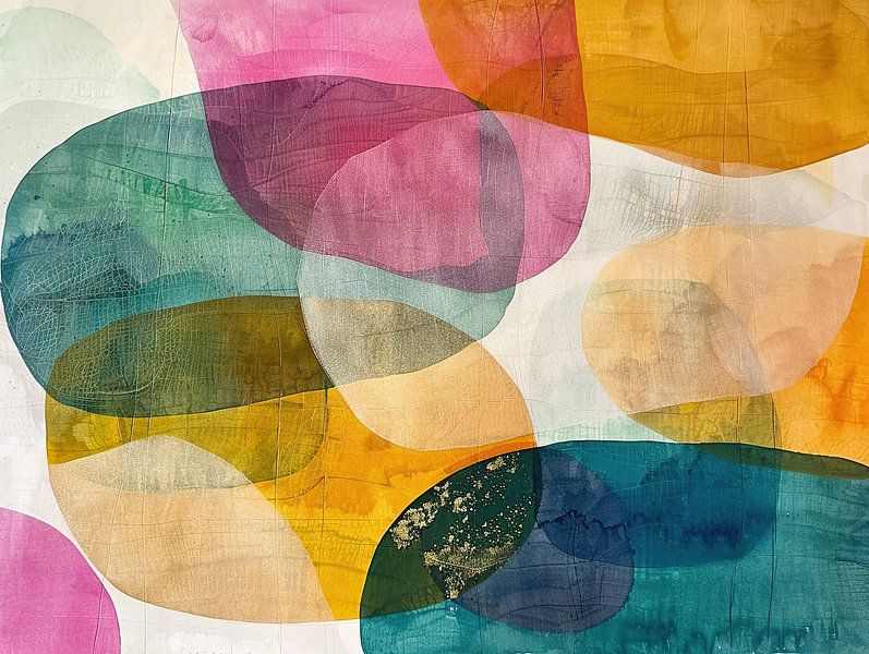 Abstract kleurrijke kunst van Modern Collection