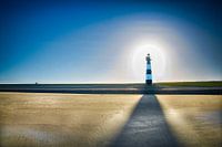 Leuchtturm mit Sonne