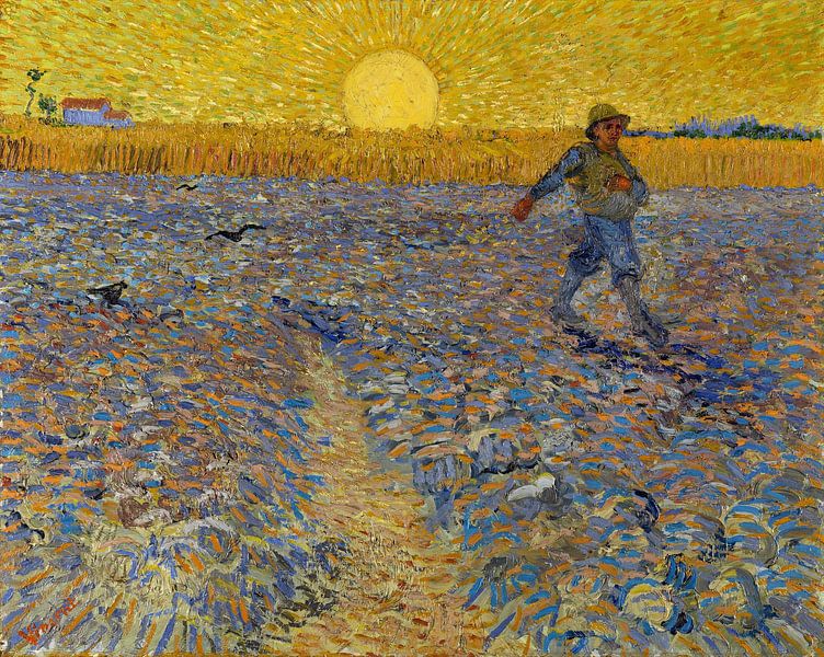 The sower, Vincent van Gogh by Masterful Masters
