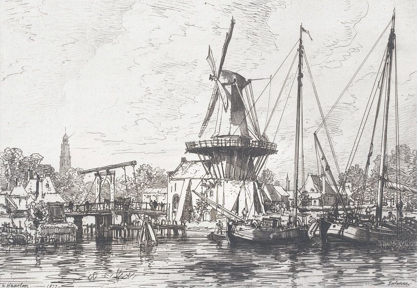 Blick auf Haarlem, Maxime François Antoine Lalanne von Meisterhafte Meister