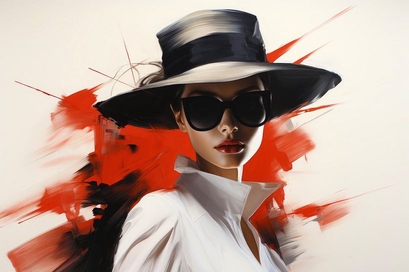 Fashion Model Malerei von Preet Lambon