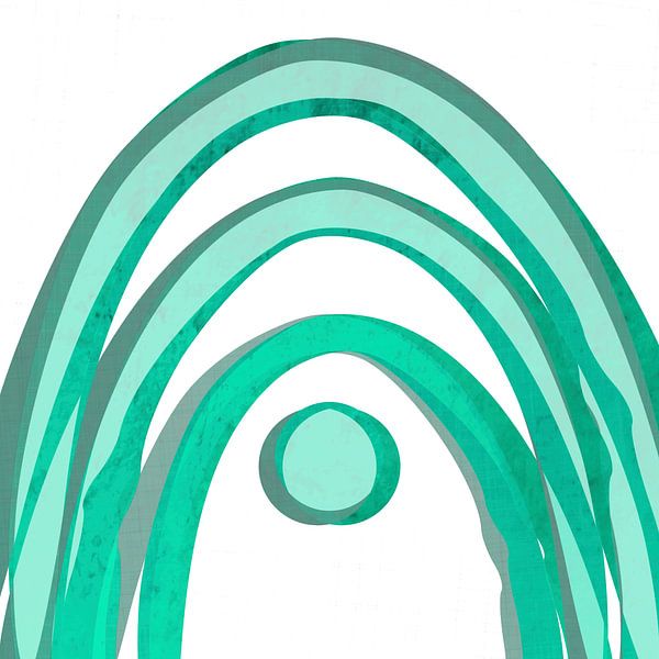 Rétro Arc-en-ciel Jour d'été par Mad Dog Art