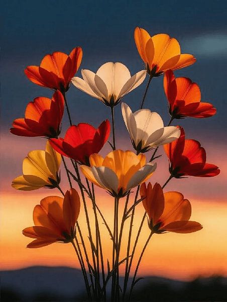 Floraison du crépuscule par Artistic