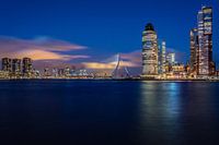 Kop van Zuid, Maas & Erasmus Bridge, Rotterdam. 